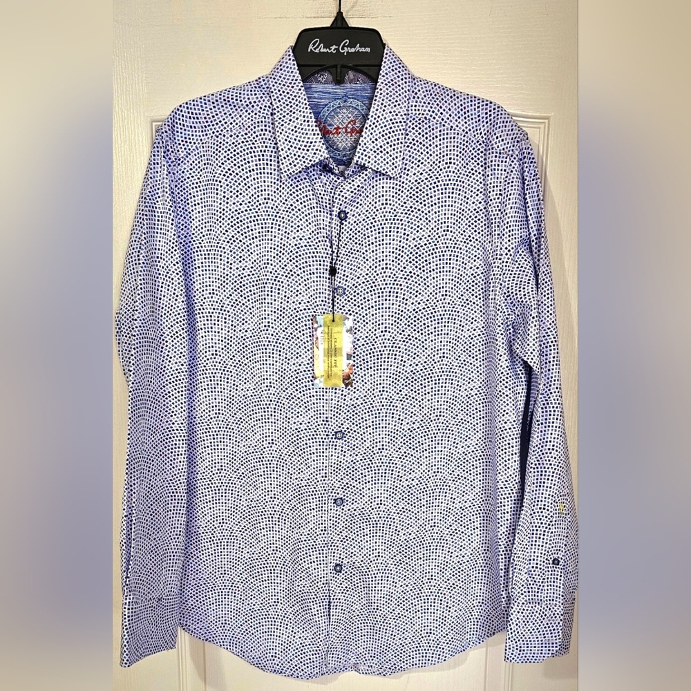 Robert Graham Size Medium Shirt New With Tags Classic Fit.